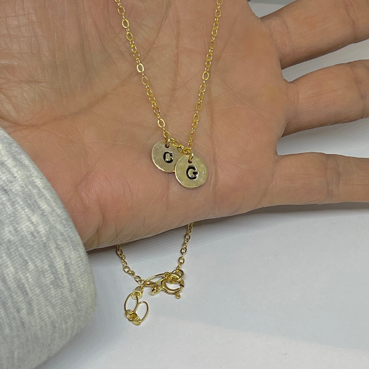 Mother’s Day Necklace (two) 9mm charms