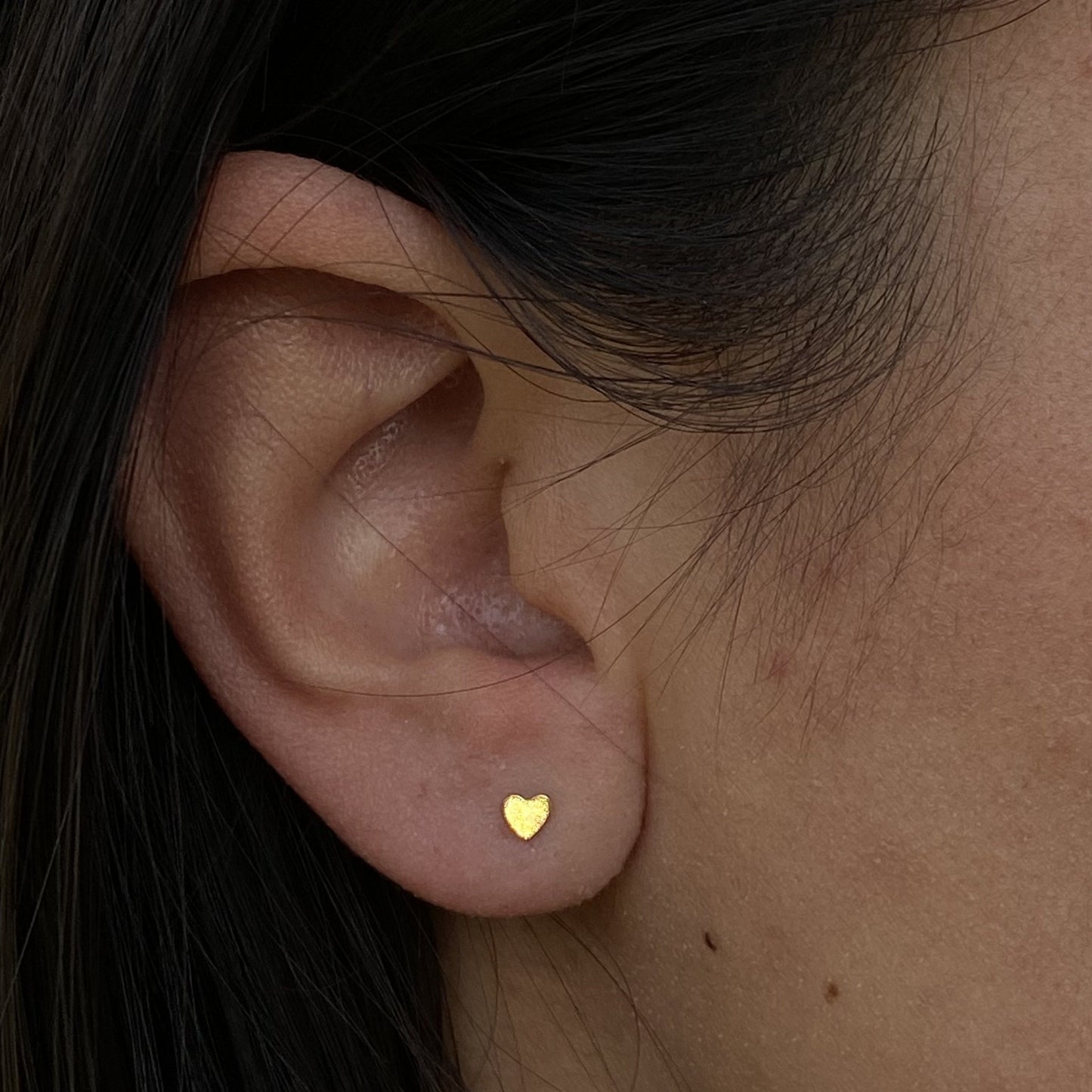 Tiny Heart Earrings