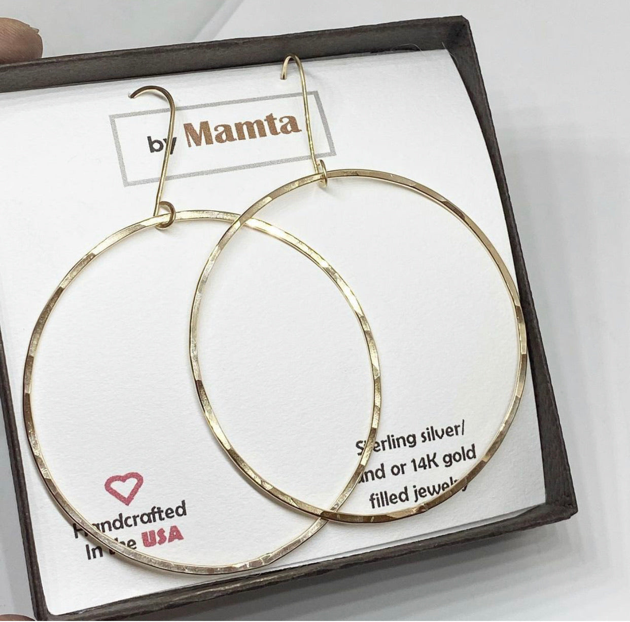 Extra Large Thin 2” Hoops
