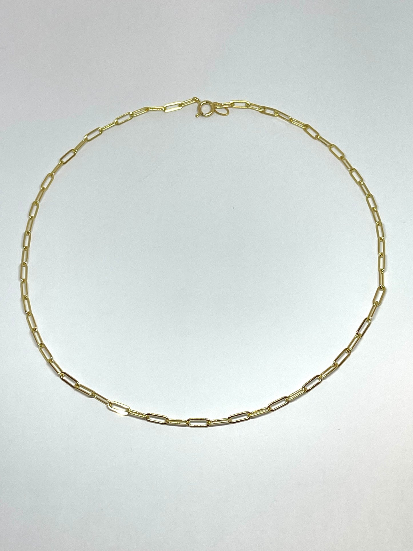3mm Rectangular Gold Filled Necklace
