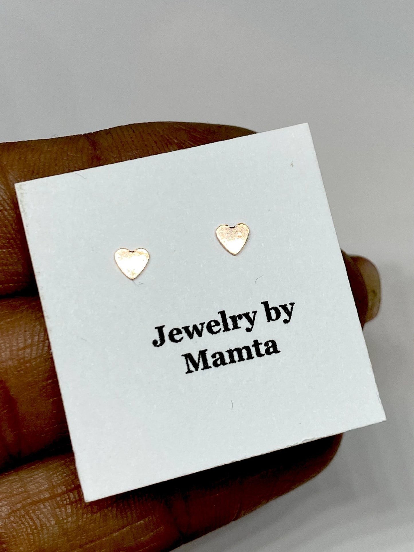 Tiny Heart Earrings