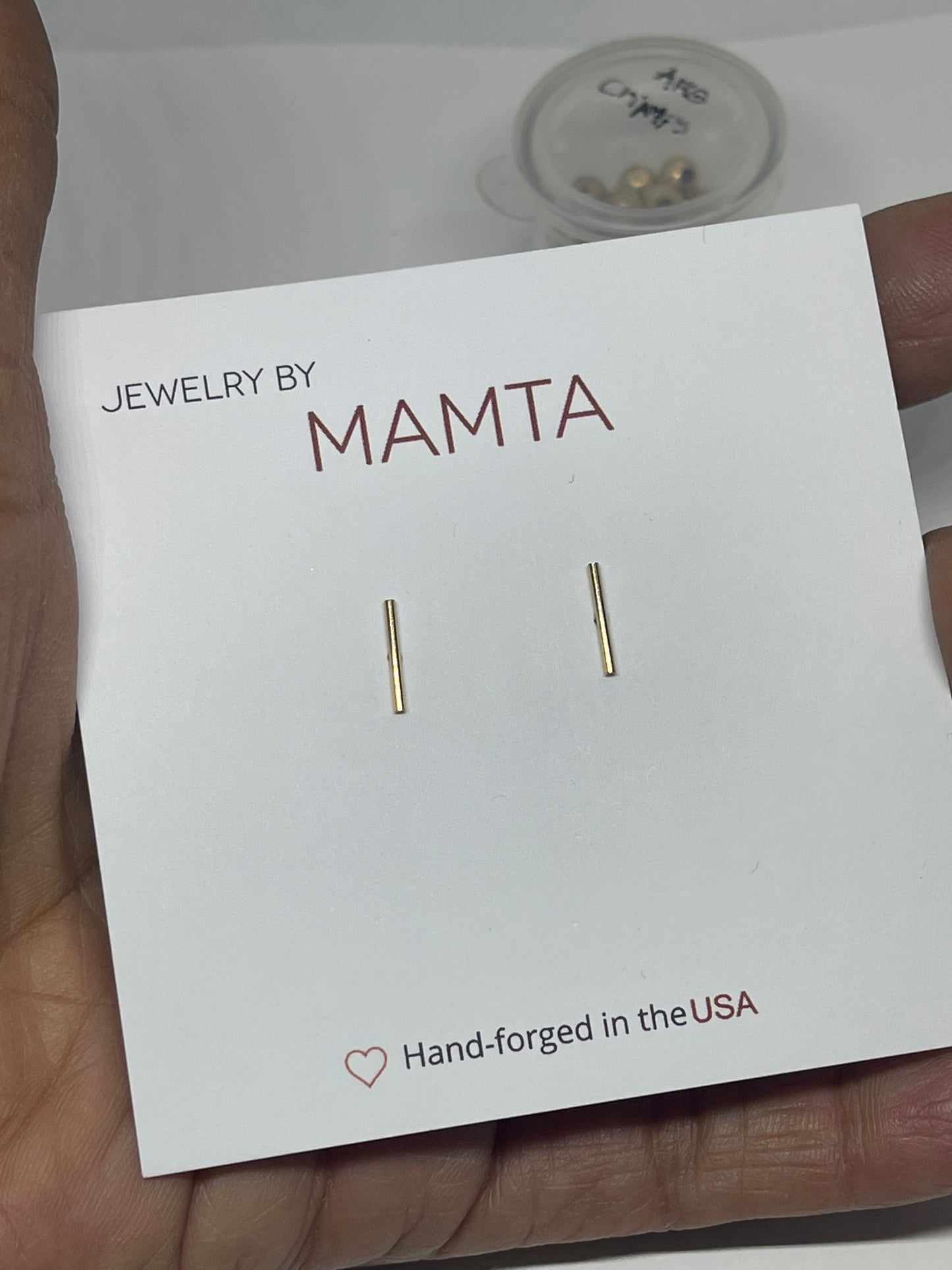 Thin Bar Earrings