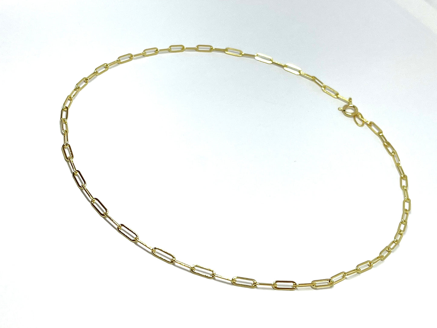 3mm Rectangular Gold Filled Necklace