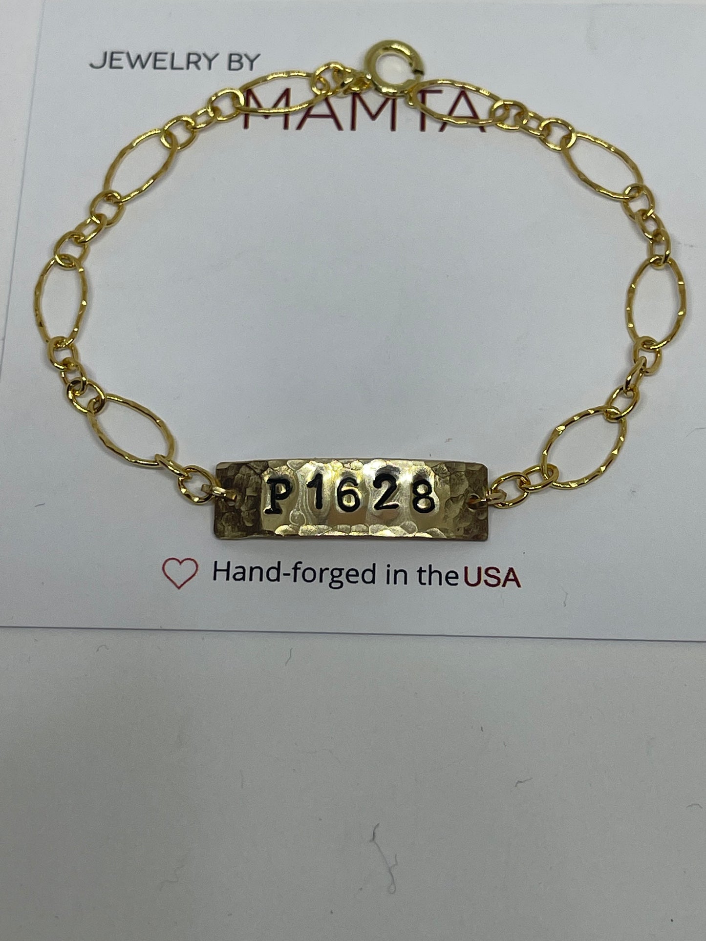 Custom stamped bracelet