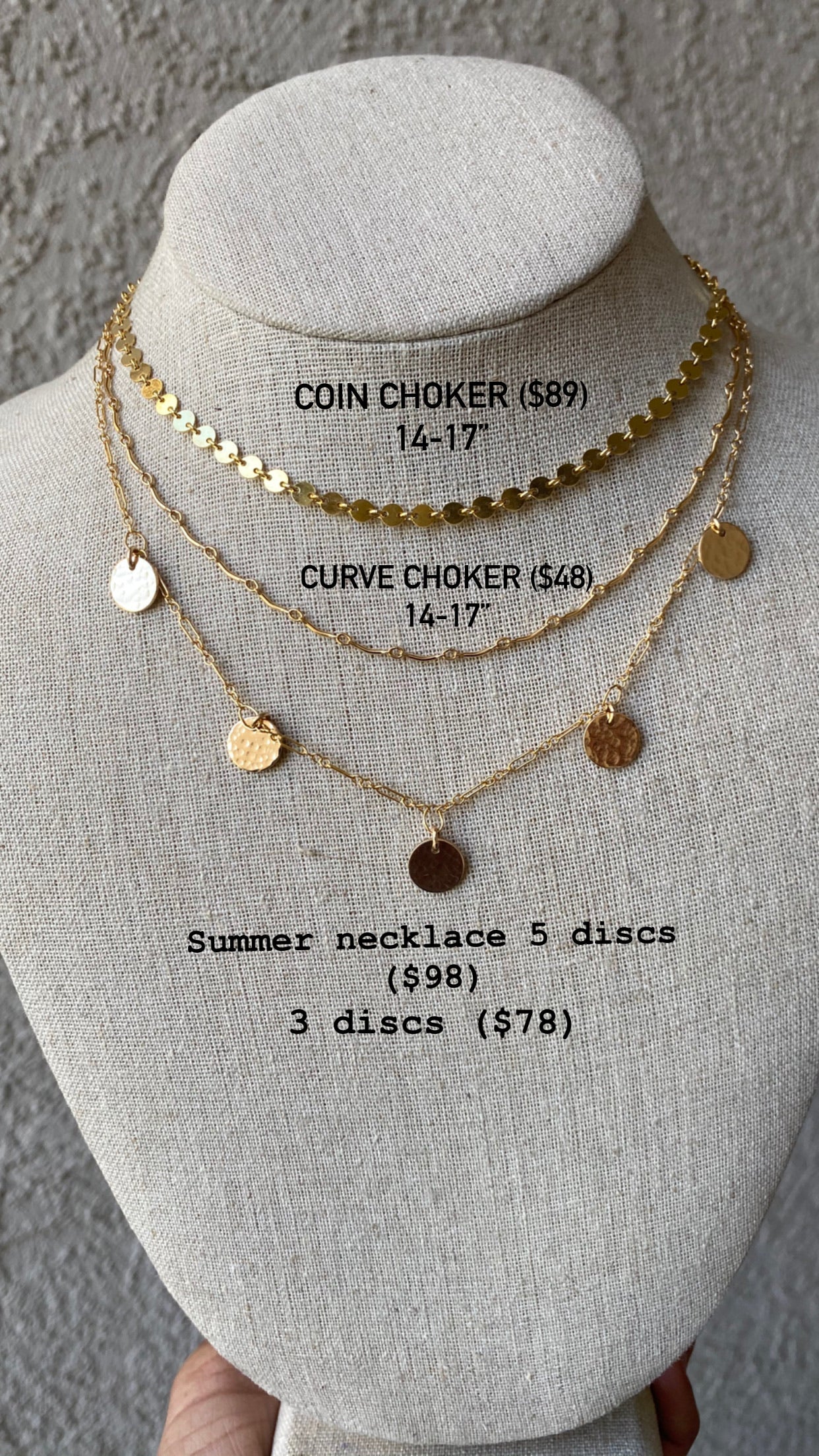 Summer Disc Necklace