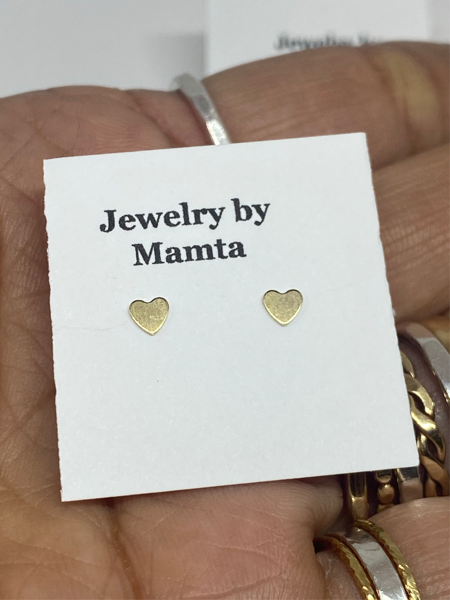 Tiny Heart Earrings