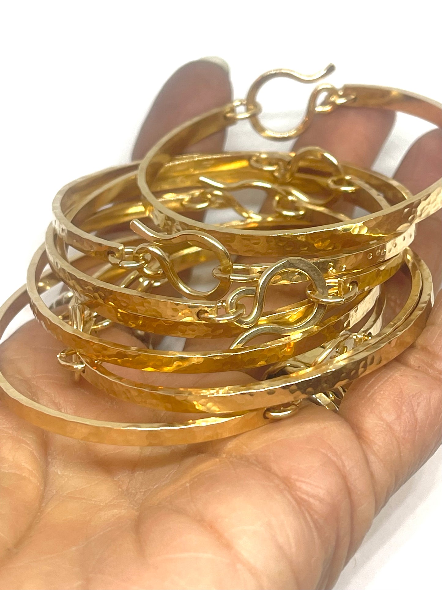 3mm Cuff bangle in 14 karat gold filled