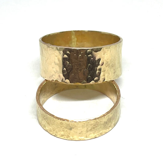 1/4” gold filled custom sized ring