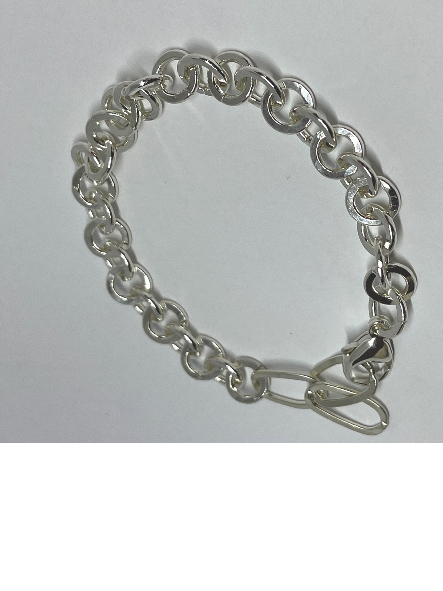 Two-tone Organic bracelet in 14 gauge wire