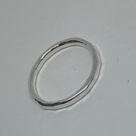 12 gauge pure silver ring