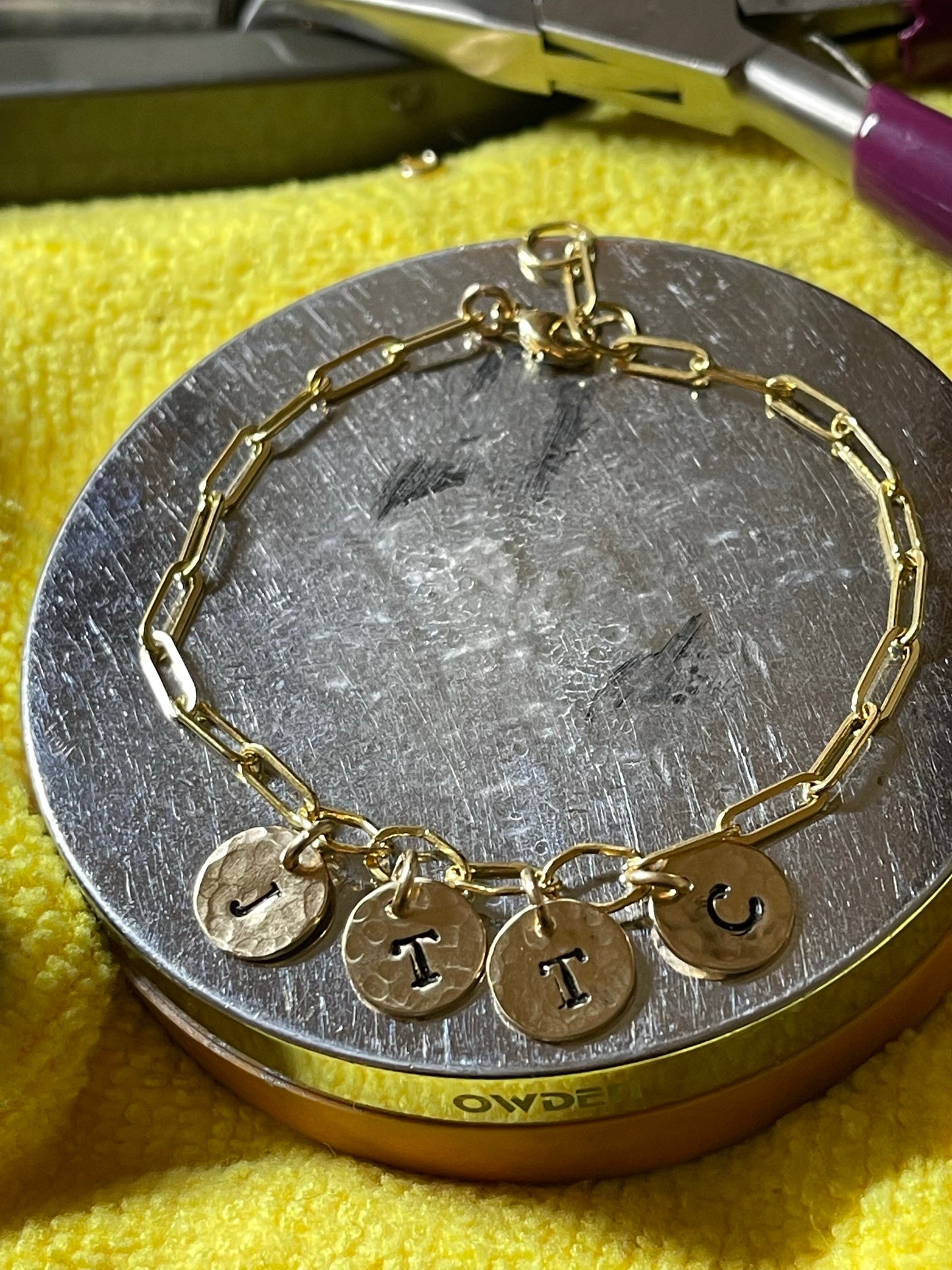 Mother’s Bracelet with One Charm (additional charms can be added on)