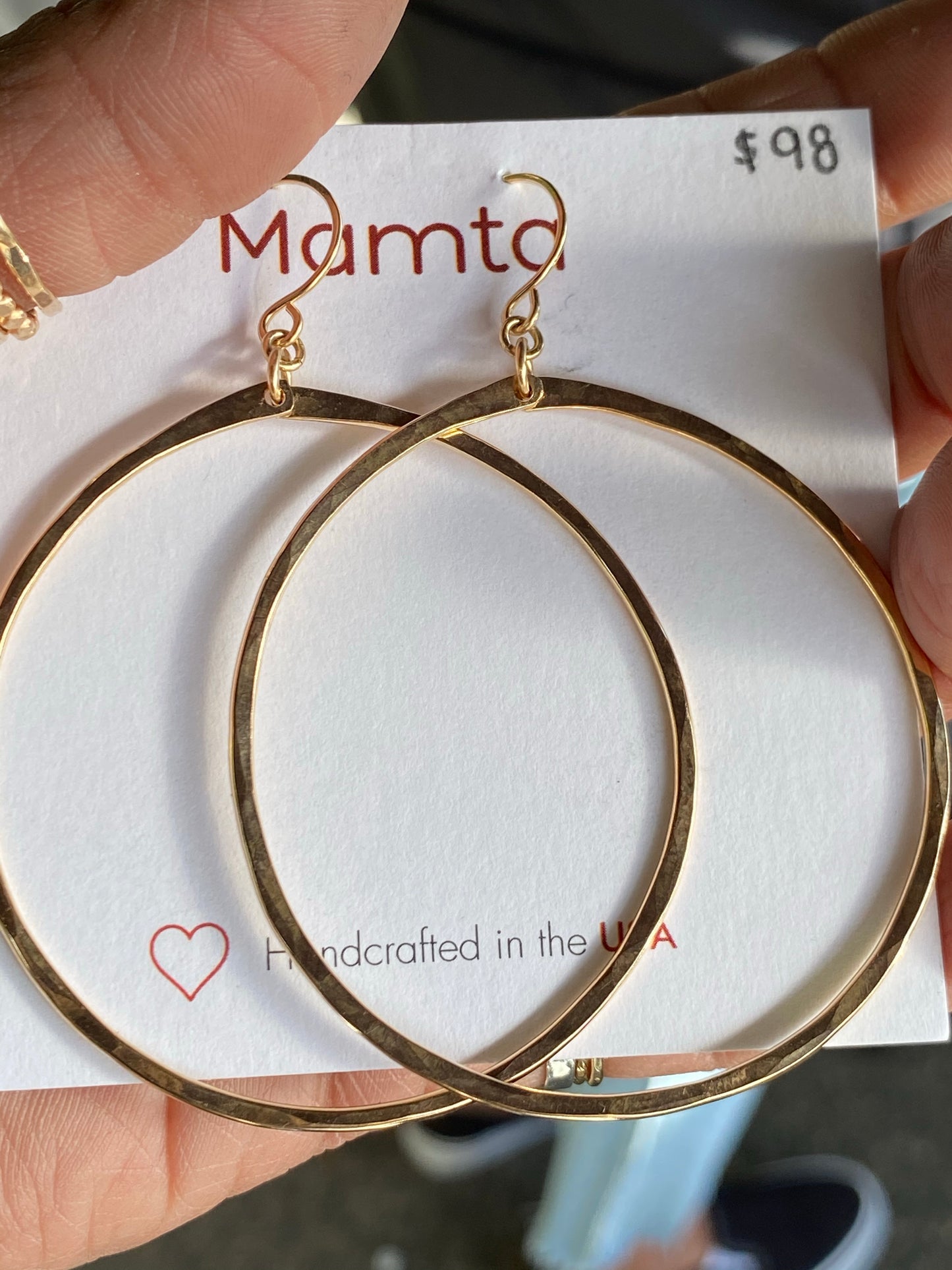 Thick Gold Filled Hoops