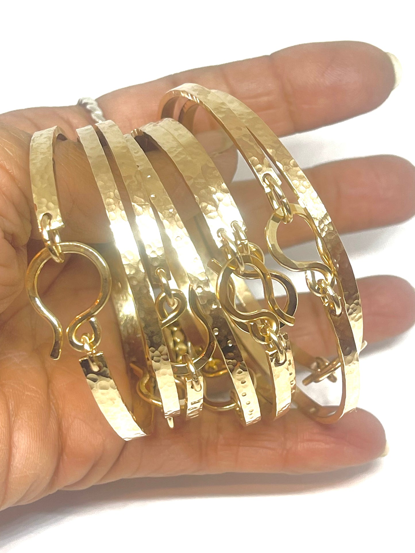 3mm Cuff bangle in 14 karat gold filled